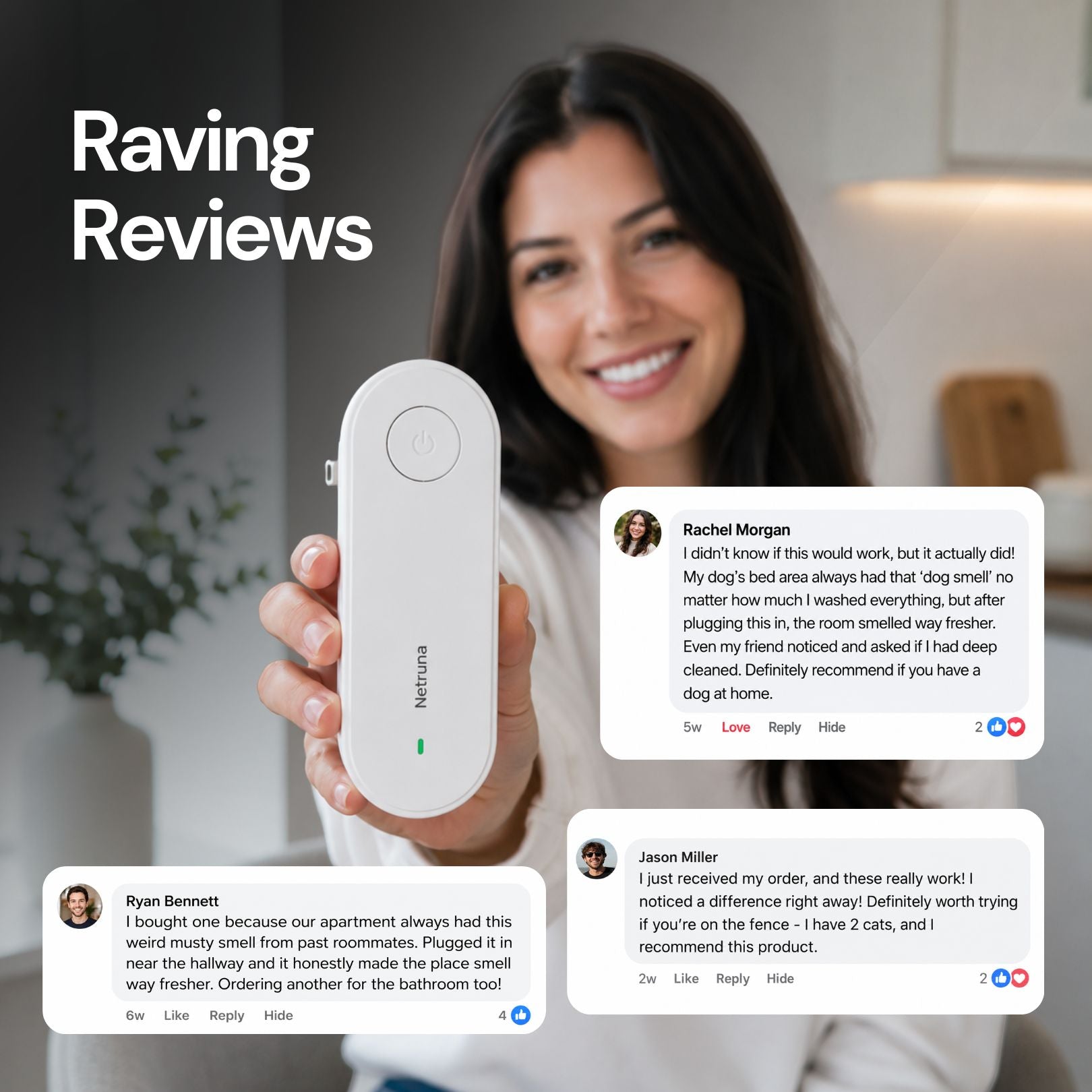 Filterless Ionic Odor Eliminator