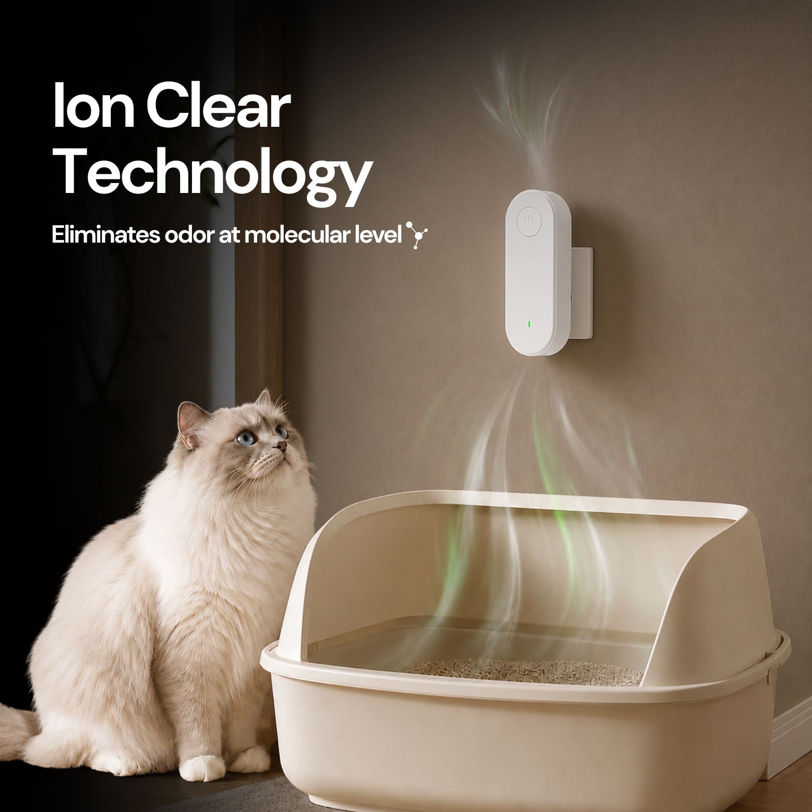 Filterless Ionic Odor Eliminator